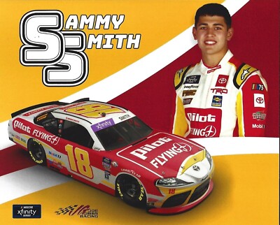 2023 SAMMY SMITH ''PILOT FLYING J JOE GIBBS RACING'' #18 NASCAR XFINITY POSTCARD