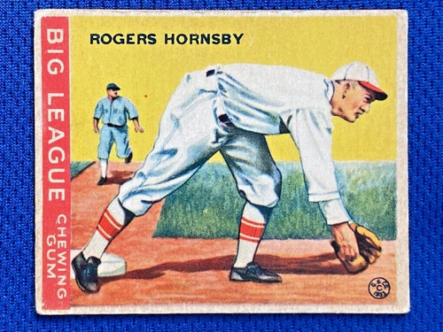 1933 GOUDEY ROGERS HORNSBY No. 119 GREAT COLOR & CENTERING