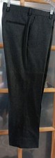 Vintage PENDLETON Wool Dress Pants Mens Slacks Gray Flat Front USA NWoT Sz 33X27