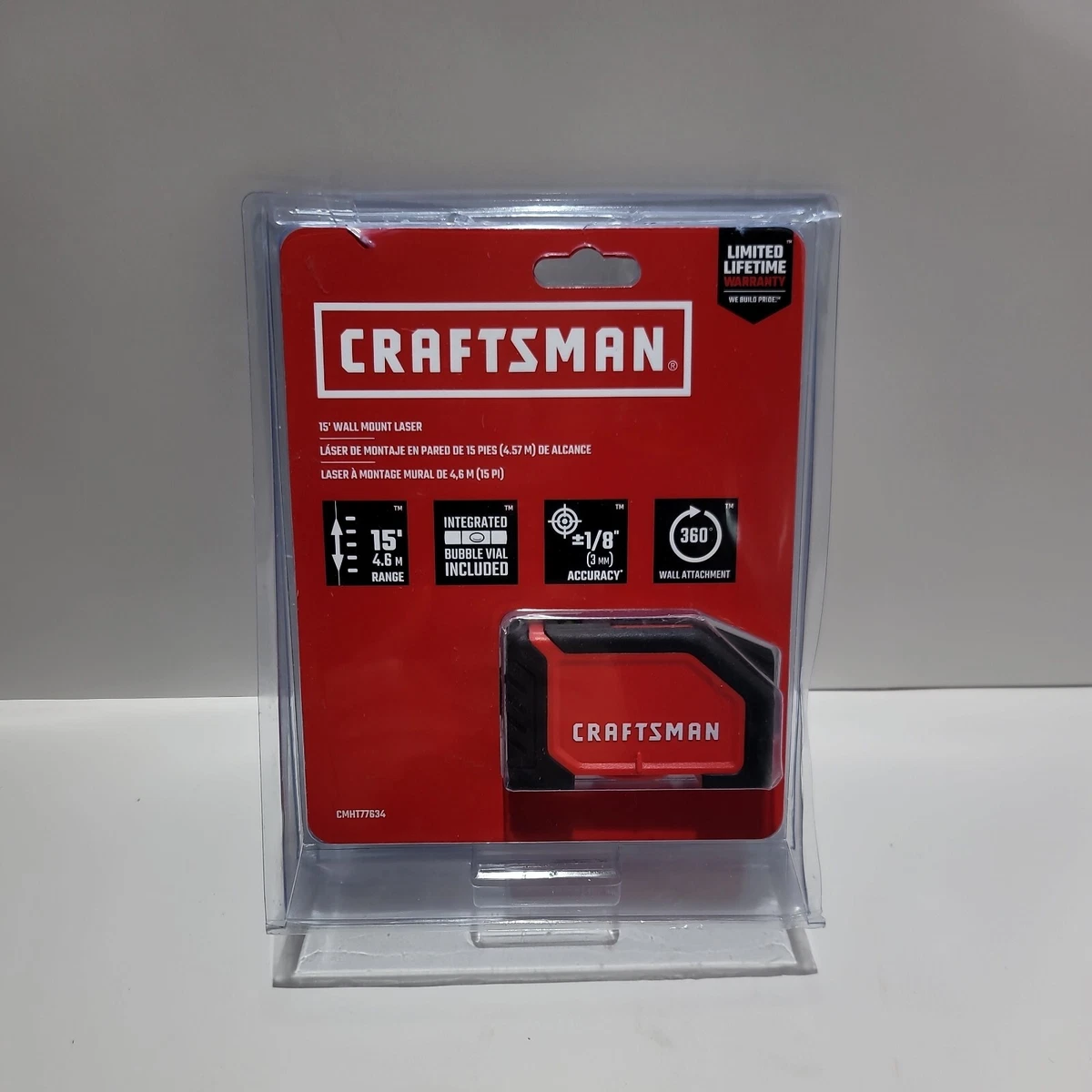 Craftsman wall mount sale laser