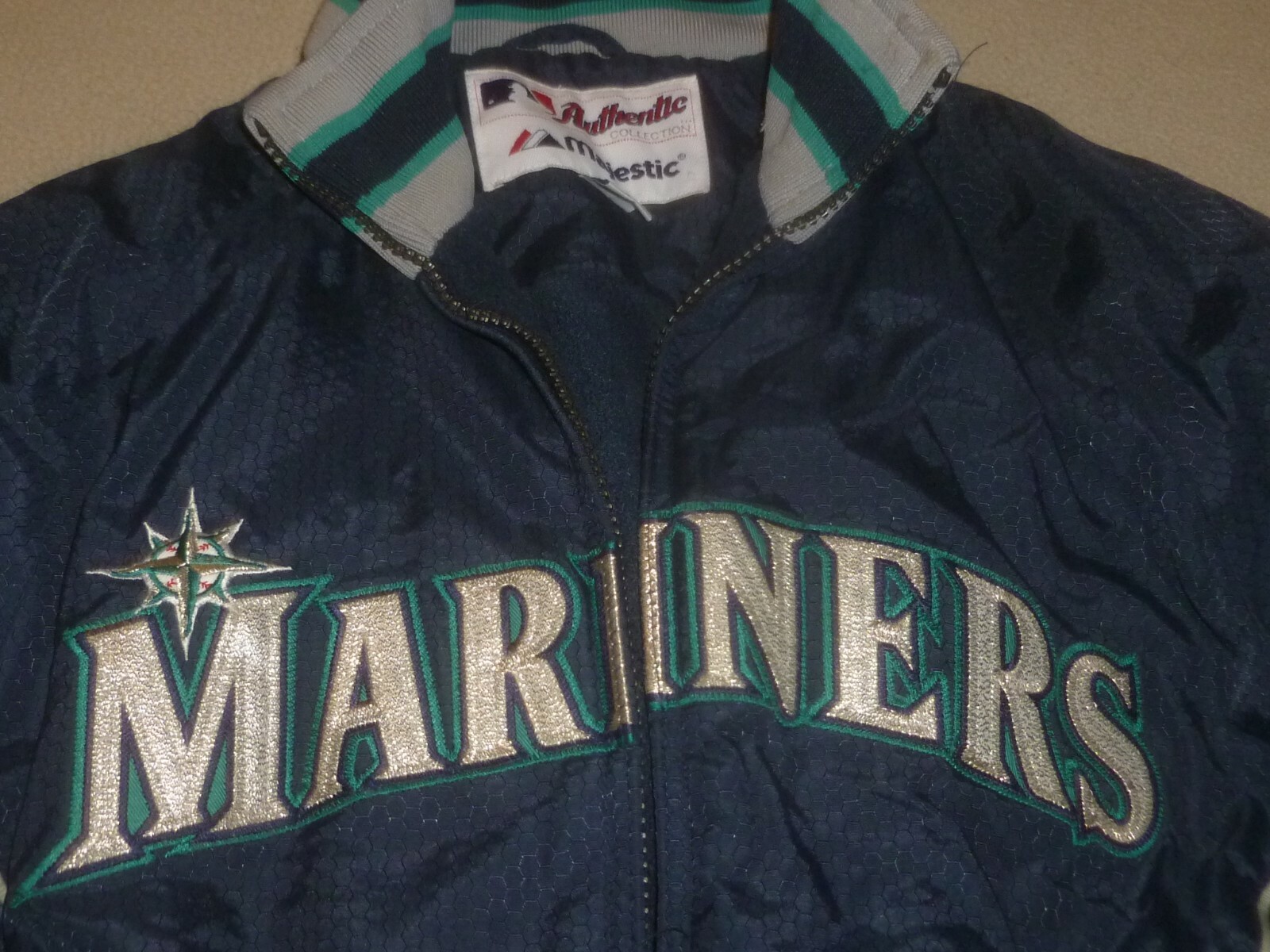 STARTER SEATTLE MARINERS JACKET WINDBREAKER SIZE … - image 2
