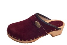 CLOGERS Originale Damen HOLZ CLOGS VELOURS Holzschuhe DWB05 / DWC06 / DWG0 Clogs