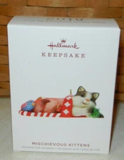 Hallmark Mischievous Kittens 21st in Series 2019 Christmas Keepsake Ornament