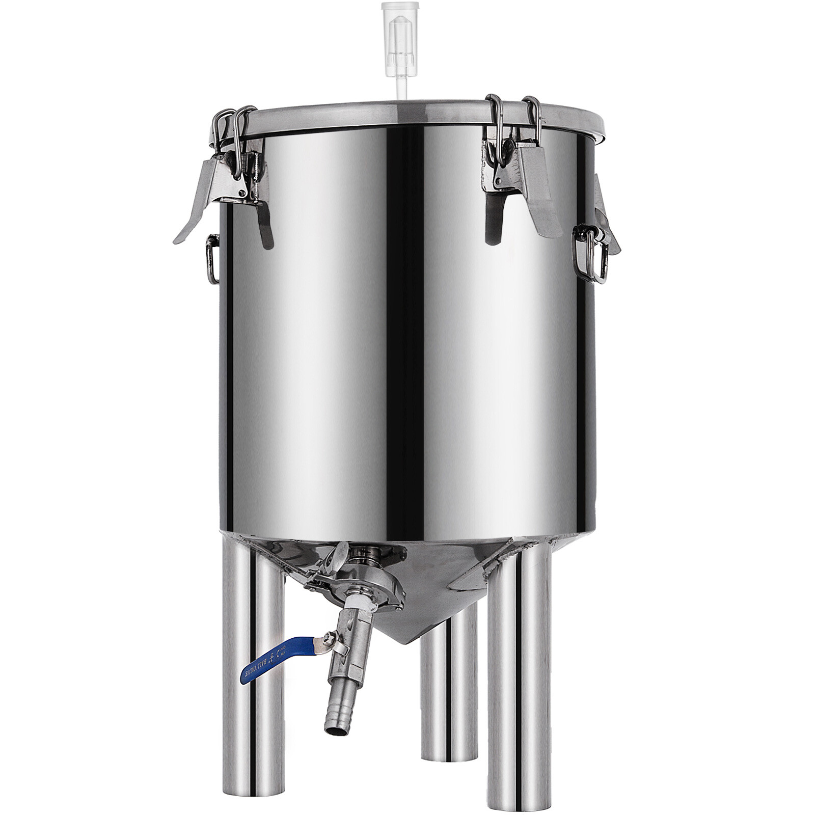 VEVOR 26L Bucket Fermenter Alcohol Home Brew Beer Wine Spirit Stainless