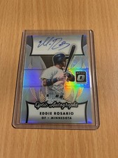 2017 Donruss Optic Minnesota Twins Eddie Rosario Refractor AUTOGRAPH HOT!!!