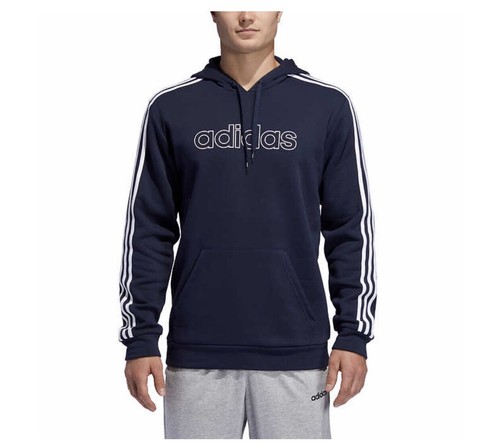 Adidas Para Hombre Con Capucha Sudadera Suéter Lana Azul Marino. | eBay