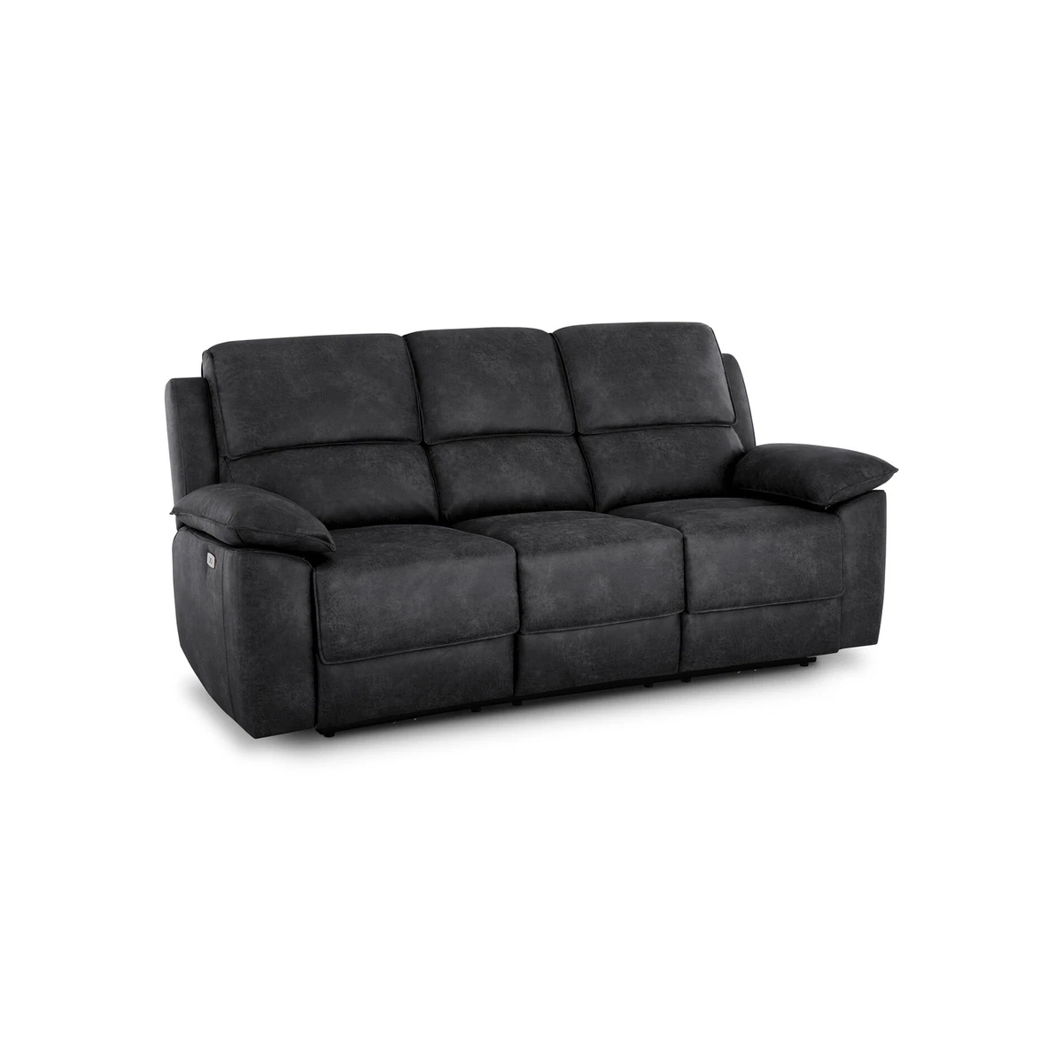 Oak Furnitureland Goodwood Miller Grey 3 Seater Electric Recliner Sofa RRP 1300