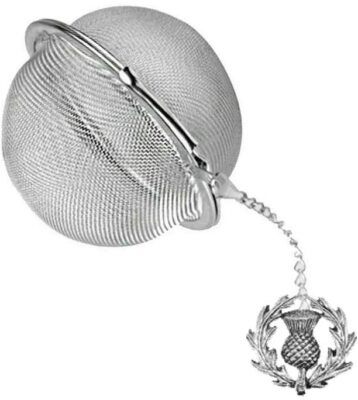 pp-g53 Scottish Thistle 2 Zoll Tee Kugel Mesh Infuser Edelstahl Kugel Sieb 