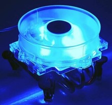 NEW Copper Base/Heatpipe/Heatsink LED Cooling Fan for Intel Socket T LGA775 CPU