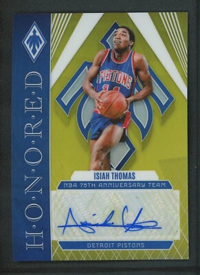 2023-24 ISIAH THOMAS 08/35 AUTO PANINI PHOENIX HONORED AUTOGRAPHS 