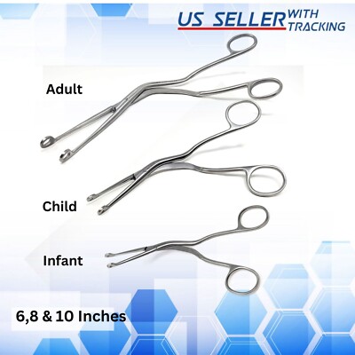 6 Magill Forceps EMT Anestesia Instrumentos Quirúrgicos De 8.0 In - Foto 9