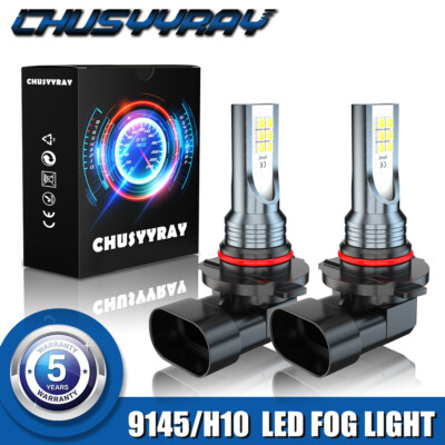 9005 DRL For Acura MDX 2001-2013 Daytime Running Light LED White 6000K HB3 Bulbs