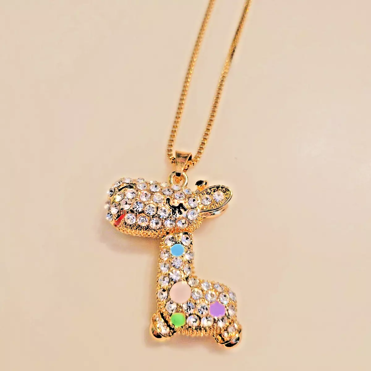 Betsey johnson shop giraffe necklace