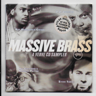 Massive Brass A Verve CD Sampler CD Steve Turre JJ Johnson + More