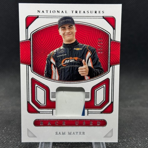 Sam Mayer 2023 National Treasures Racing Race Used Sheet Metal /99 NASCAR