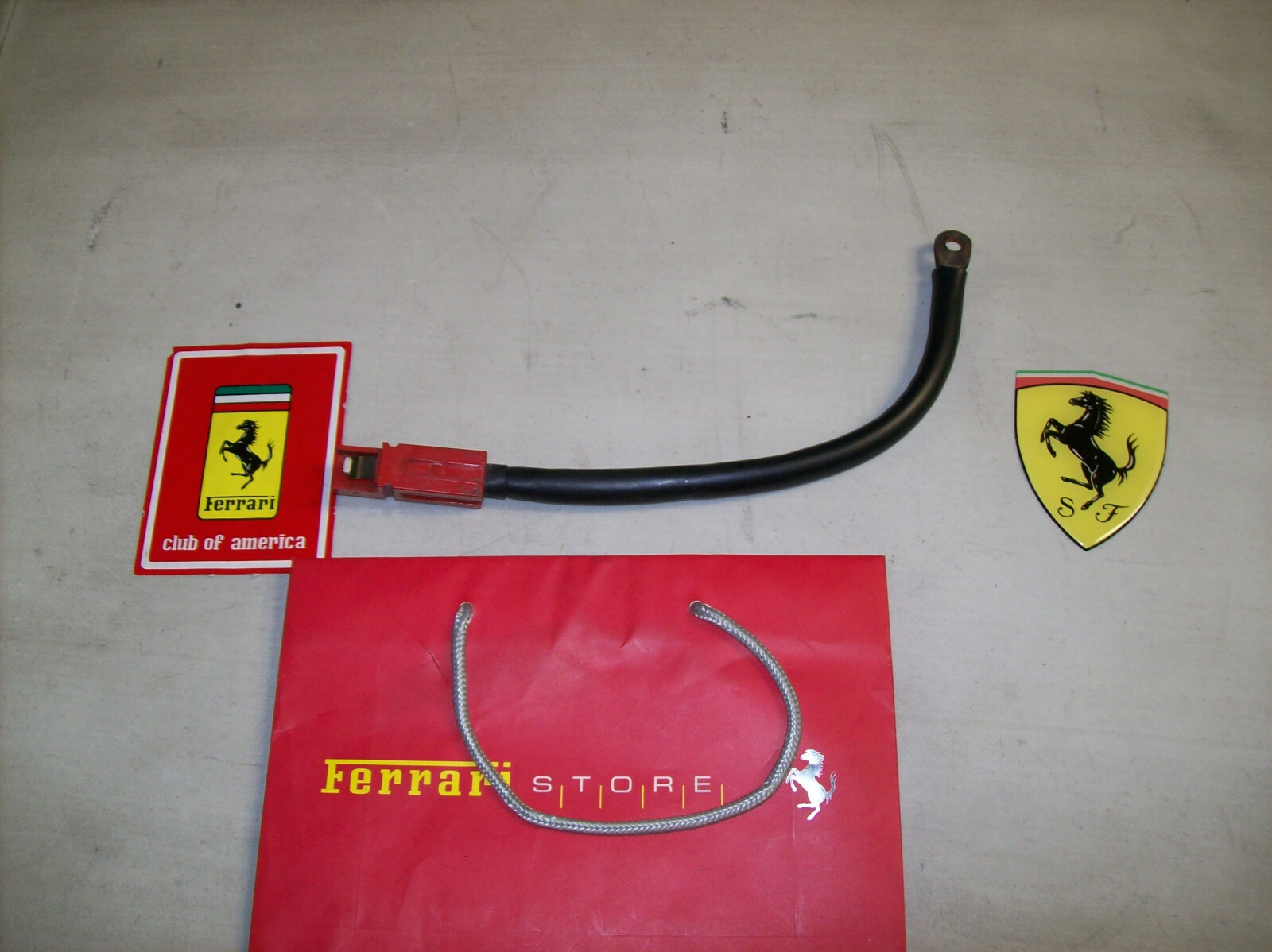 Ferrari 1983-1985- 308-Gts-1985-1989328-Gts Positive Battery Cable, Used, P/N .