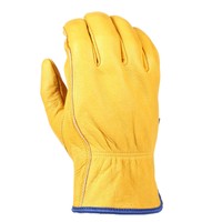 Wells Lamont Water Resistant Leather Work Gloves Grain Cowhide Hydrahyde Tech... on sale Wells Lamont Water Resistant Leather Work Gloves Grain Cowhide Hydrahyde Tech... on sale