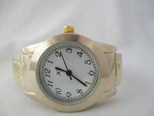 Women's Watch Gold Toned Stretch Band Analog