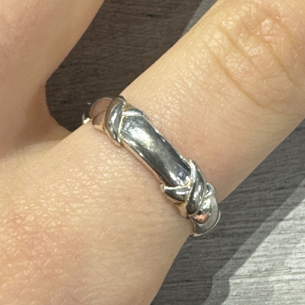 925 Sterling Silver Tiffany Co. Paloma Picasso X Kisses Band 925 Sterling Silver Tiffany Co. Paloma Picasso X Kisses Band