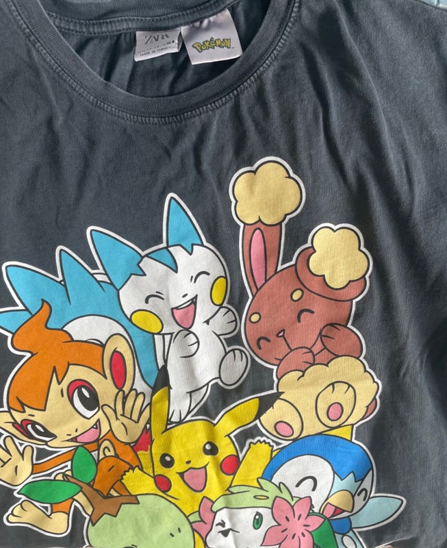 Zara Pokémon Graphic Print Tee (Sz 13-14)