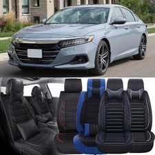 Full Set Car Seat Covers 5-seat Front Rear Cushion For Honda Accord 2003-2022