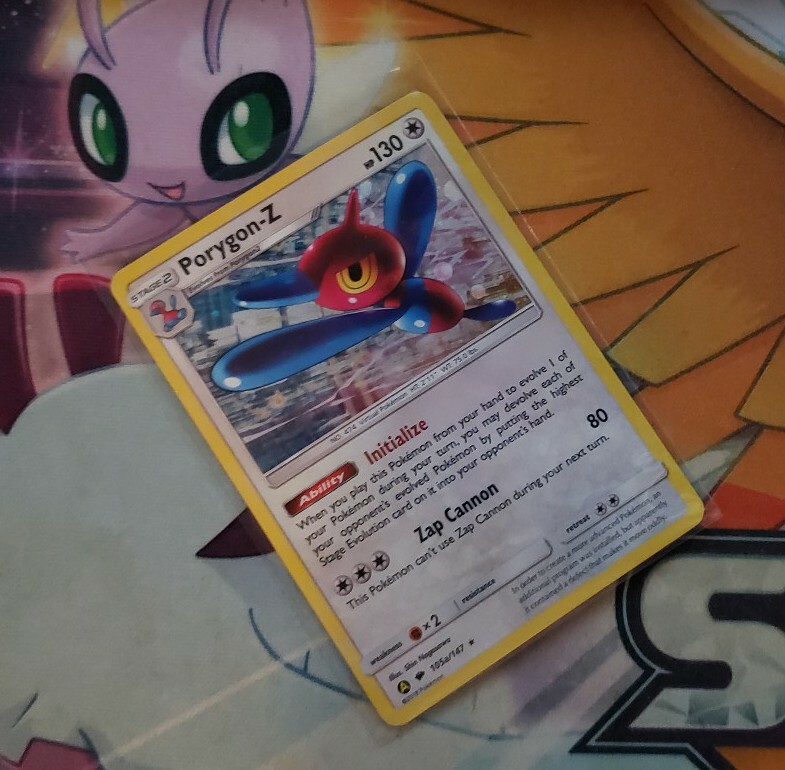 Porygon-Z 105a/147 SM Burning Shadows Set HOLO PROMO Pokemon Card NEAR MINT