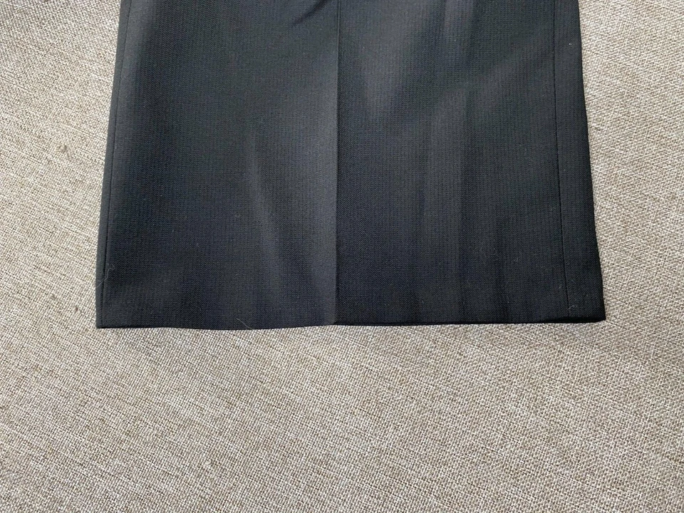 Pantalones de vestir J Ferrar MODERN FIT para hombre 38 x 32 tiro medio negros oficina de negocios Foto 4 de 4