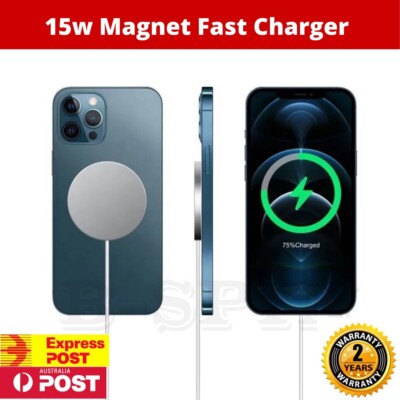 Caricatore Wireless Magnetico, 15W MagSafe Caricatore Rapida Per I-Phone 16 15 14 13 12 Pro Max Plus Mini E AirPods 4 3 2 Pro Magnetic Wireless Charger Pad Di Ricarica Mag-Safe Nero - Foto 6