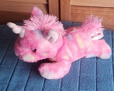 Aurora Bright Fancies 7" Jellyroll Pink Unicorn Plush Stuffed Animal Toy
