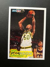 Rookie 1994 ERVIN JOHNSON Fleer Card # 382 Made in USA