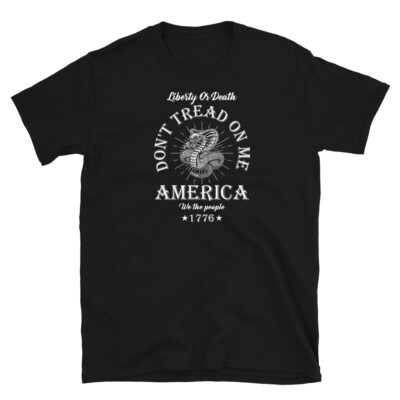 Liberty or Death | Don't Tread On Me Short-Sleeve Unisex T-Shirt | We The People