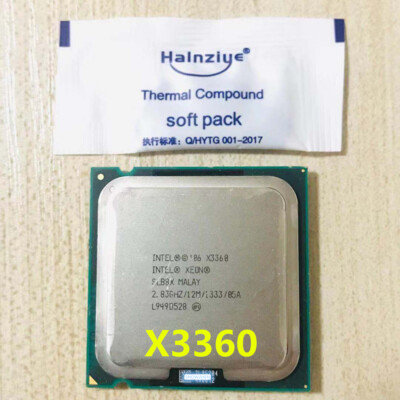 Intel Xeon X3360 CPU Quad Core 2.83Hz 1333MHz 12MB SLAWZ LGA775 Processors