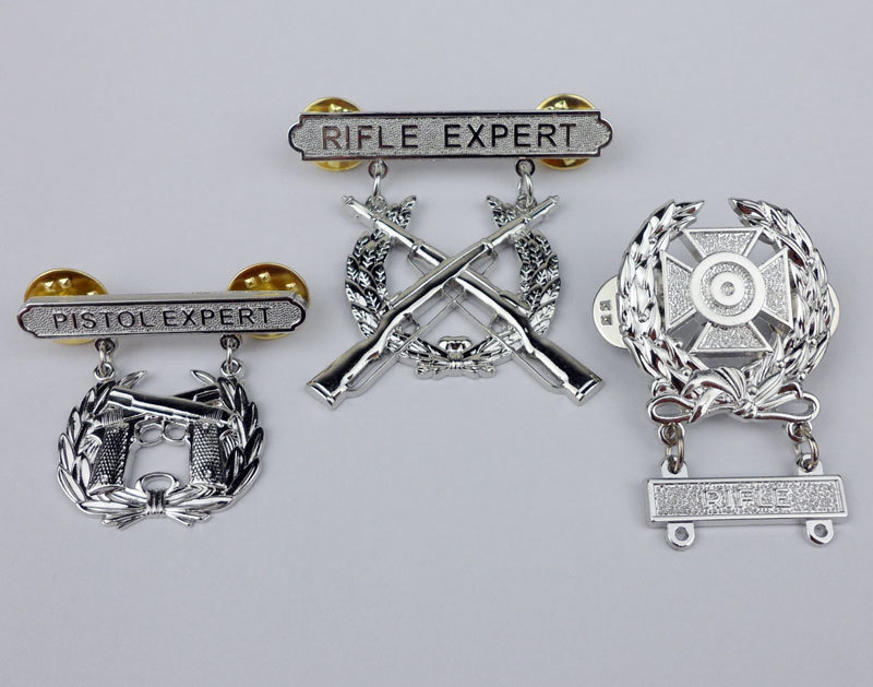 Army Rifle Qualification Badges