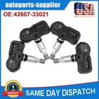 4pcs TPMS Tire Pressure Sensor 42607-33021 PMV-107J for Toyota Scion Lexus