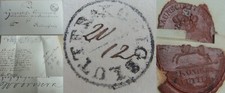 Vorphila letter K&ouml;nigslutter 1839, Kirchenholz Esbeck; Amtmann Wilhelm Vorwerk