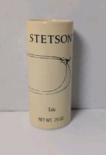 New Vintage Stetson Body Talc for Men .75 OZ. Travel Size