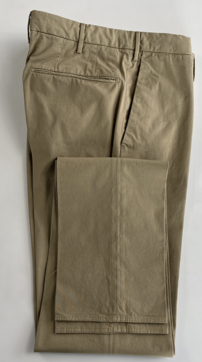 Incotex Iconic Italy Luxury Stretch Cotton Slim Fit Trousers