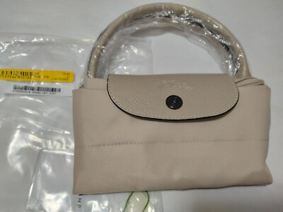 Longchamp Le Pliage S Original WhiteLightBeige W:13in Longchamp Le Pliage S Original WhiteLightBeige W:13in
