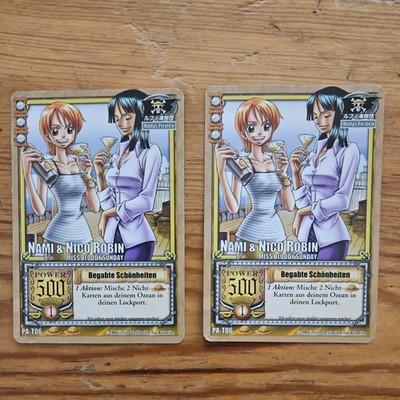 One Piece Teamkarte - Nami & Nico Robin - Begabte Schönheiten - PA-T06 - 1999