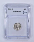 1938-S Mercury Dime MS66 ICG