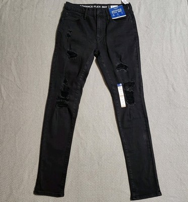 Arizona Jean Co Size 31X32 Men's Black Skinny Advance Flex 360 Jeans NWT