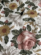 Sweet Jojo Designs Vintage Floral Boho Nursery Set Crib Set And 2 Curtain Panels