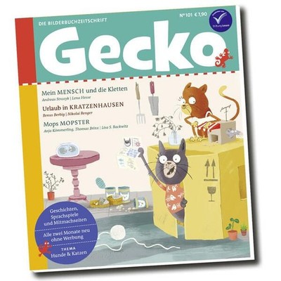 Gecko Kinderzeitschrift Band 101 Thema: Hunde und Katzen Strozyk, Andreas, Renus