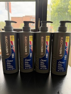 Dove Men+Care Fresh Victory 2-in-1 Shampoo/Conditioner 18 fl oz 4 Pack