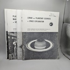 Lot Of 4 Nasa Publications From Dec. 1962 Aerodynamics And Explorations