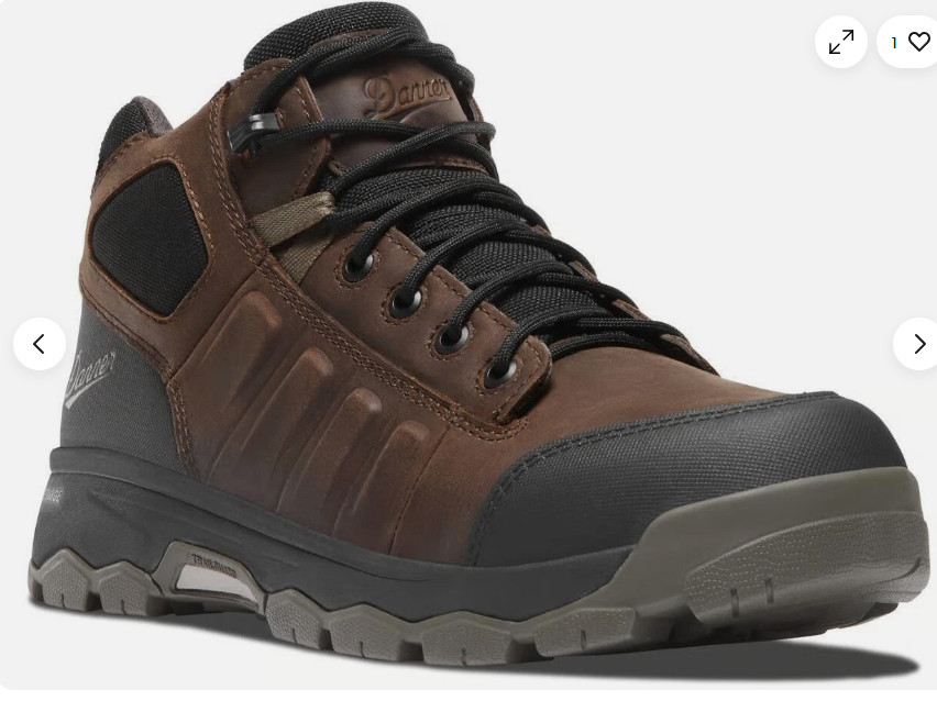 DANNER WHEAT RIDGE MEN'S BROWN/OLIVE WORK BOOTS 18500 - ALL SIZES - NEW