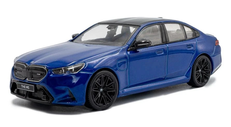 1/43 BMW M5 G90 Marina Bay Blue 2025 Diecast Model Car by Solido