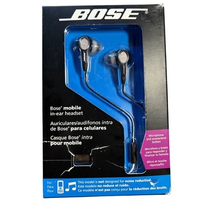 NEW IN BOX Bose Mobile In-Ear Headset Wired Headphones with Mic 3.5mm Not Tested