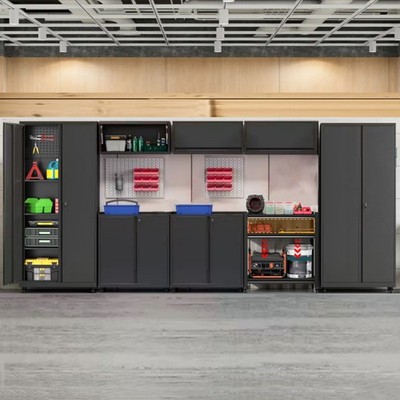 Garage Storage Cabinet System Rolling Tool Chest Tool Organizer Box Workshop Set