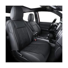 LUCKYMAN CLUB Tacoma Custom Fit Seat Covers for 2016-2023 Tacoma Crew Cab wit...